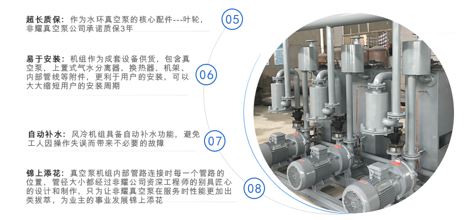 FY系列風(fēng)冷式水環(huán)真空泵機組